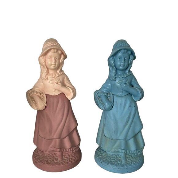 AVON Vintage Cologne Perfume Bottles Pink Blue Little Girl Blue Pretty Girl Pink - Picture 4 of 4